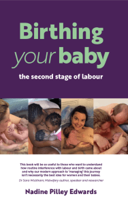 Birthing your baby: the second stage of labour by Nadine Pilley Edwards